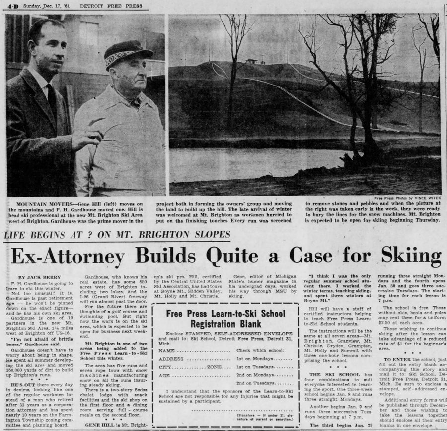Mt. Brighton - 1961 Article (newer photo)